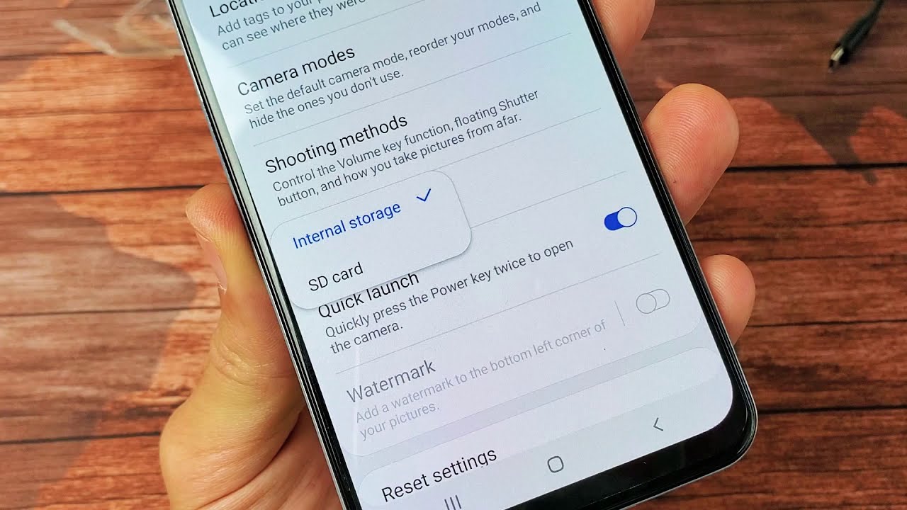 sd card being set as default storage on galaxy s10